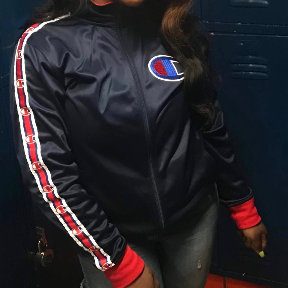 Champion zip up sweater